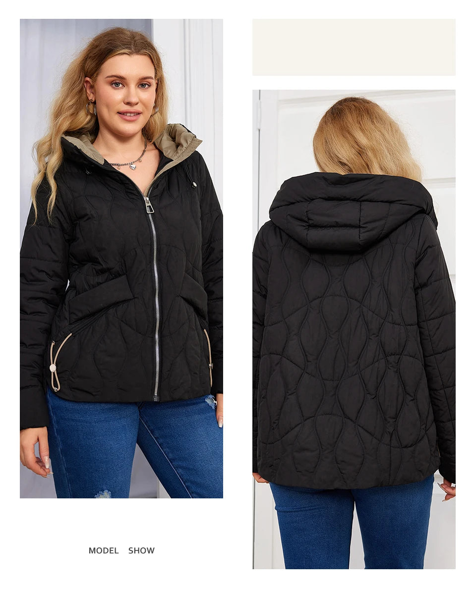 Parka femme HaiLuoZi – Modèle 1217