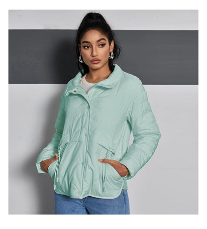 Veste Courte Légère à Capuche HaiLuoZi
