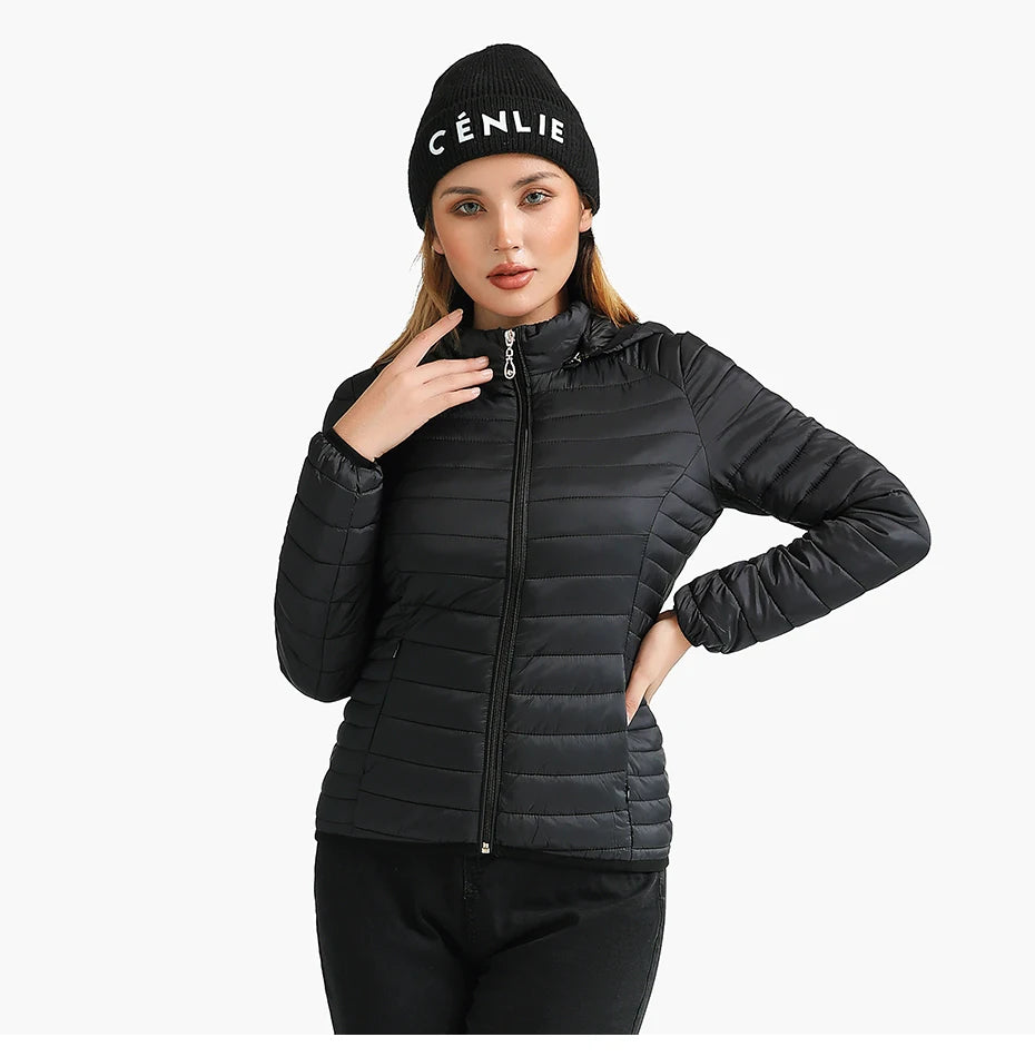 doudoune ultralégère avec capuche femme SANTELON
