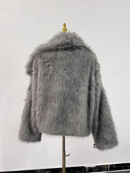 Veste à fourrure femme TWOTWINSTYLE