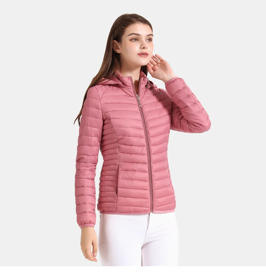doudoune ultralégère avec capuche femme SANTELON
