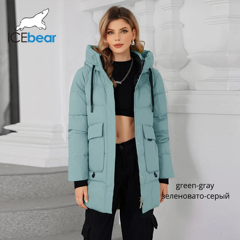 Doudoune Rembourrée à Capuche Femme ICE BEAR