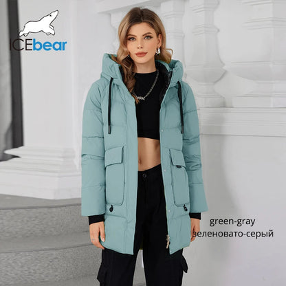 Doudoune Rembourrée à Capuche Femme ICE BEAR