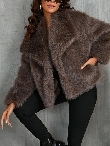 Veste à fourrure femme TWOTWINSTYLE