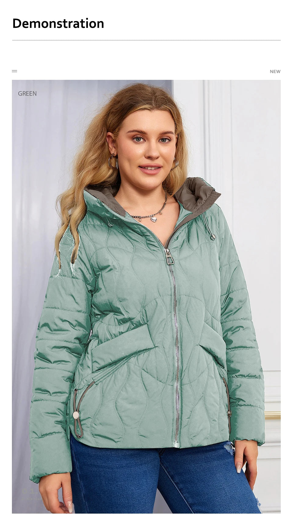 Parka femme HaiLuoZi – Modèle 1217