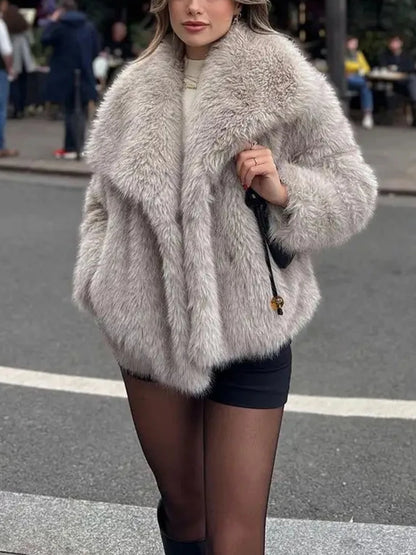 Veste à fourrure femme TWOTWINSTYLE