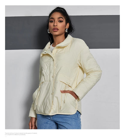 Veste Courte Légère à Capuche HaiLuoZi