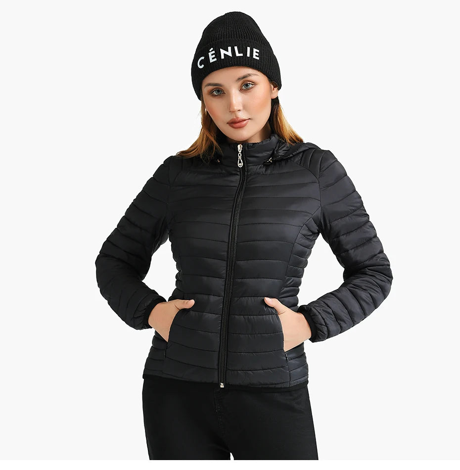 doudoune ultralégère avec capuche femme SANTELON