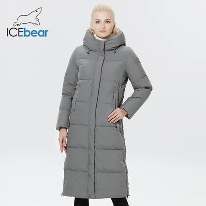 ICEbear Manteau Long à Capuche pour Femme